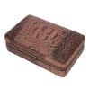 ANGGREK Cigar Humidifier, Portable Fine Finish Cigar Humidifier Box Leather Exterior with Storage Bag for 4 Pieces Cigars for Business Use view 4