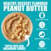 Fit Butters White Chocolate Macadamia Peanut Butter - Added Protein and Coconut Oil, Low Carb, Low Sugar, Complete Protein Dessert Flavored Nut Butter view 3