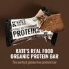 Kates Real Food Organic Protein Bars  (Peanut Butter Brownie, 2.2 oz, Pack of 12)  Plant Based Protein Bars - Gluten Free, Soy Free, Non GMO, Whole Grains, and All Natural view 4