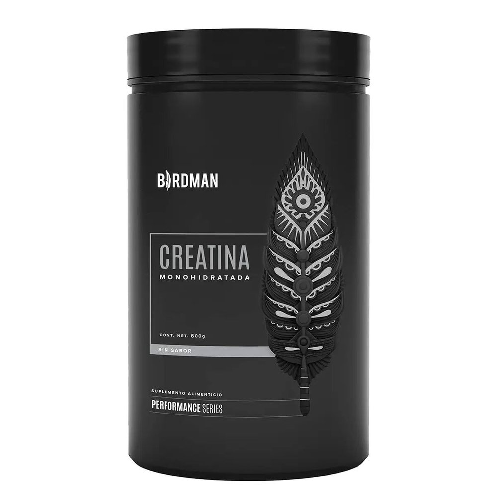 Birdman Creatine Monohydrate without Artificial Sweeteners and Flavorings Perfect for Pre and Post Workout 600g Pot