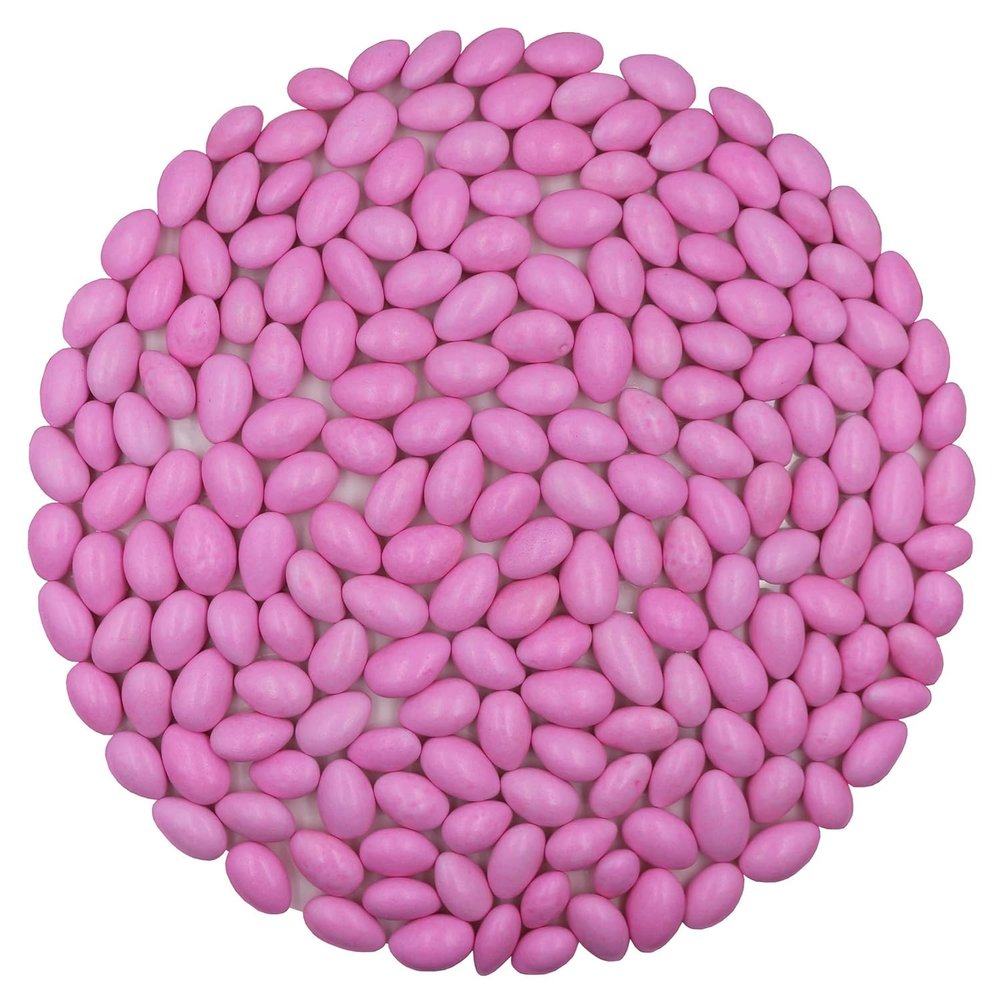 American Best Food Pastel Color Jordan Almonds in Jar, Kosher (4 Pound, Pink)