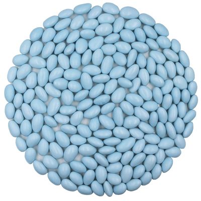 American Best Food Pastel Color Jordan Almonds in Jar, Kosher (4 Pound, Blue)