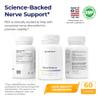 Bright Naturals Nerve Restore - Nerve Support Supplement - Includes Pea, White Willow, and B-Vitamin Nerve Support Complex for Advanced Nerve Health Support - Made in The USA, 60 Capsules view 4