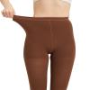 AMZAM Medical Compression Pantyhose for Women & Men, 20-30 mmHg Graduated Compression Leggings, Opaque Footless Waist High Compression Stockings for Edema, Varicose Veins, Post Surgery, Brown XL view 2