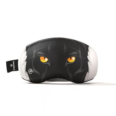 GOGGLESOC Pro Microfiber Protective Goggle Cover, Black Panther Fw24