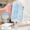 40 Count Duster Refills Compatible with Swiffer Dusters, 360 Heavy Duty Duster Refills with 2 Handle for Cleaning Furniture, Blinds, Ceiling Fans view 3