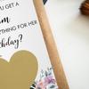 HAMUIERS Pregnancy Announcement for Grandma, Pregnancy Announcement Scratch Off Card for Mom Birthday, Baby Announcement for Grandma Baby Reveal for Mom from Son or Daughter view 3