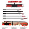 12-36ft Water Fed Cleaning Brush with Squeegee, for Window Cleaning Kit Washing Tool, Outdoor Glass Solar Panel Spray Washer Washing Equipment, Carbon Fiber Telescopic Rod,10.8m view 3