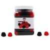 American Best Food Red Raspberries and Blackberries Gummy Candy, Red and Black Berries Candy In Jar, 1.5 Pound view 1