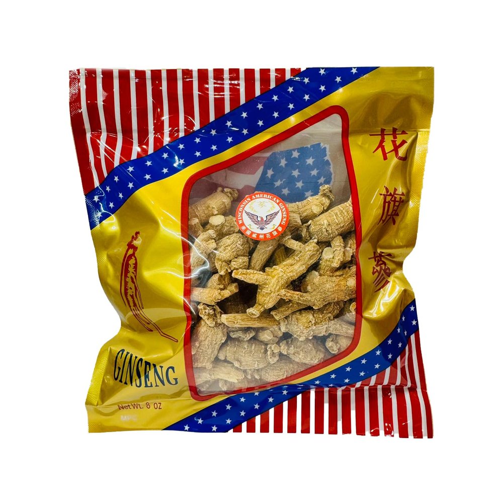 Natural Wisconsin American Ginseng Root - 6 Years 8g American Ginseng Hand-Picked Ginseng Root Non-GMO American Ginseng Root Have Multiple Ways to Eat