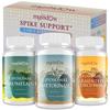 Spike Support Trio | Liposomal Nattokinase 8000 FU 500mg, Bromelain 1150 mg & Fermented Curcumin 1800 mg | High Potency, Enhanced Absorption Formula | for Immune, Heart & Circulatory| 60 Servings view 1
