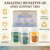 Spike Support Trio | Liposomal Nattokinase 8000 FU 500mg, Bromelain 1150 mg & Fermented Curcumin 1800 mg | High Potency, Enhanced Absorption Formula | for Immune, Heart & Circulatory| 60 Servings view 4