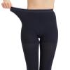 AMZAM Medical Compression Pantyhose for Women & Men, 20-30 mmHg Graduated Compression Leggings, Opaque Footless Waist High Compression Stockings for Edema, Varicose Veins, Post Surgery,Navy Blue 3XL view 2