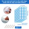 400-Pack Reclosable Large Mylar Bags for Food Storage 4.7" x 8" Stand Up Pouch Bags in Bulk Resealable Smell Proof Aluminum Silver Foil Bags with Clear Window Kitchen Storage Edible Packaging view 4