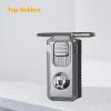 Vrufamt Refillable Butane Torch Lighter with Built-in Holder and 3 Jet Flame - All-in-1 Tool for Men (Butane not Included) view 2