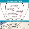 acavefox 3 Pack Blue Light Blocking Reading Glasses Men Readers Anti Glare UV Lightweight and Sturdy Full Frame Metal Spring Hinge Eyeglasses 1.0+ view 3