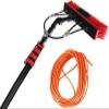 Hebralytic Water-Fed Pole Telescopic Window Cleaner, Conservatory Roof Cleaner Water-Fed Extendable Brush, Window Clean Kit Roof Cleaning Tools with 20M Water Supply Hose(36FT/10.8M) view 1