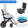 (18" Wide Seat) Lightweight Ergonomic Transport Wheelchair for Seniors and Adults, Portable Foldable Transit Travel Wheelchairs All Terrain view 3