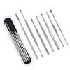 Anneome 7pcs Stainless Steel Ear Wax Removal Tool Ear Cleaner Picks with Storage Box for Home Use Lightweight Convenient Design view 1