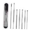 Anneome 7pcs Stainless Steel Ear Wax Removal Tool Ear Cleaner Picks with Storage Box for Home Use Lightweight Convenient Design view 2