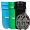 House Naturals 5 Gallon Food Grade Buckets, 3 Color Buckets with Screw on lids view 1