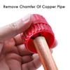 Copper Pipe Cleaner, 4 In 1 Copper Pipe Reamer Copper Pipe Cleaner For Drill plastic and stainless steel For PVC, PPR, copper, aluminum, brass view 4