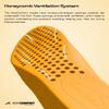 Hundred VentComfort Performance Insoles | Honeycomb Ventilation | Odourless |Shock Absorption Cushioning | Personalized Comfort for Any Shoe | Unisex | 1 Pair (8 UK / 9 UK) view 4