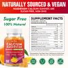 2 Pack Calcium Gummies 1000mg with Vitamin D3 K2 & B Complex, Potassium, Calcium Magnesium Zinc Gummies for Bone, Muscle, Mood and Immunity - Orange Flavor 120 Gummies view 2