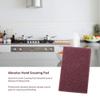 5pcs or Set Industrial Scourer Scouring Pads, with Green Sponge Eraser for Cleaning & Finishing, Ideal for Pots & BBQs, (Red) view 3