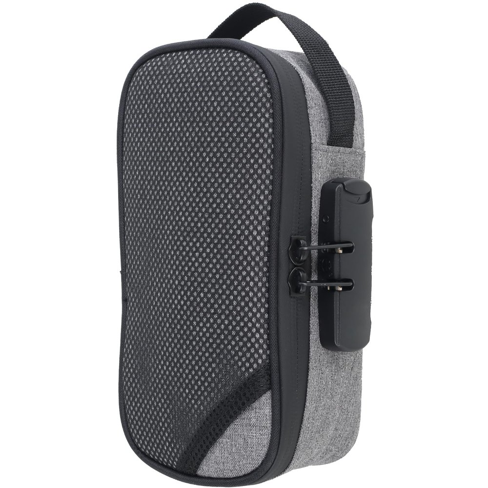 bigjvbfv Smell Proof Bag, Sidekick Smell Proof Stash Box, Case Fresh Keeping Smell Proof Bag Safe Odor Proof Case Containers Sturdy Smell Proof Bag with Lock Portable Odor Proof Storage Bag (Grey)