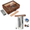 Cigar humidor and Cigar Lighter Set view 1