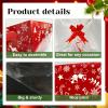 CIEOVO 24 Set Christmas Party Baskets with Cellophane, Bows, Cardboard Tray for Xmas, Holiday, Birthday Party Decor view 3