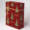 Artsadd Custom Christmas Wrapping Paper Rolls with Name Christmas Tree Personalized Birthday Gift Wrapping Paper for Kids Men Women 58"x 23" view 3