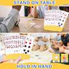 RESOVO Playing Cards Holders Stands Decks w/Foldable Tabletop Stand, 3 Layers Design for Poker UNO Cards, Playing Card Accessories, Set of 2 (1 Blue + 1 Yellow) view 2