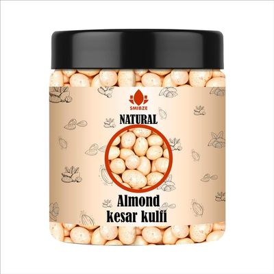 SMIBZE Natural Almond Kesar Kulfi 6 OZ / 170 Gram