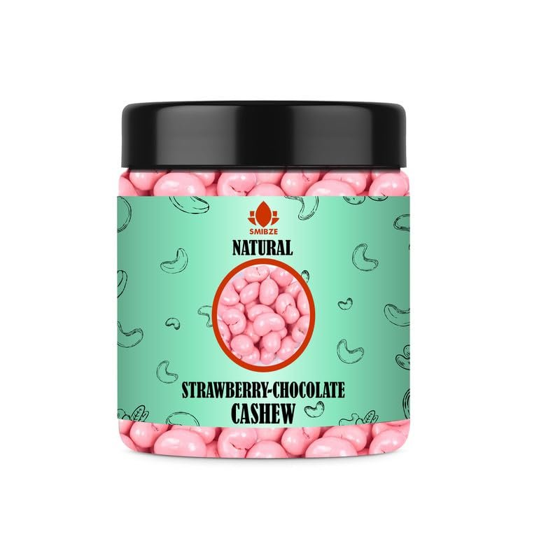 SMIBZE Natural Strawberry Chocolate Cashew 3 OZ / 85 Gram
