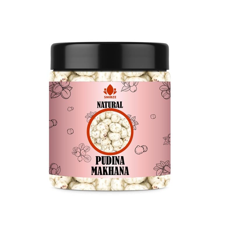 SMIBZE Natural Pudina Makhana 6 OZ / 170 Gram