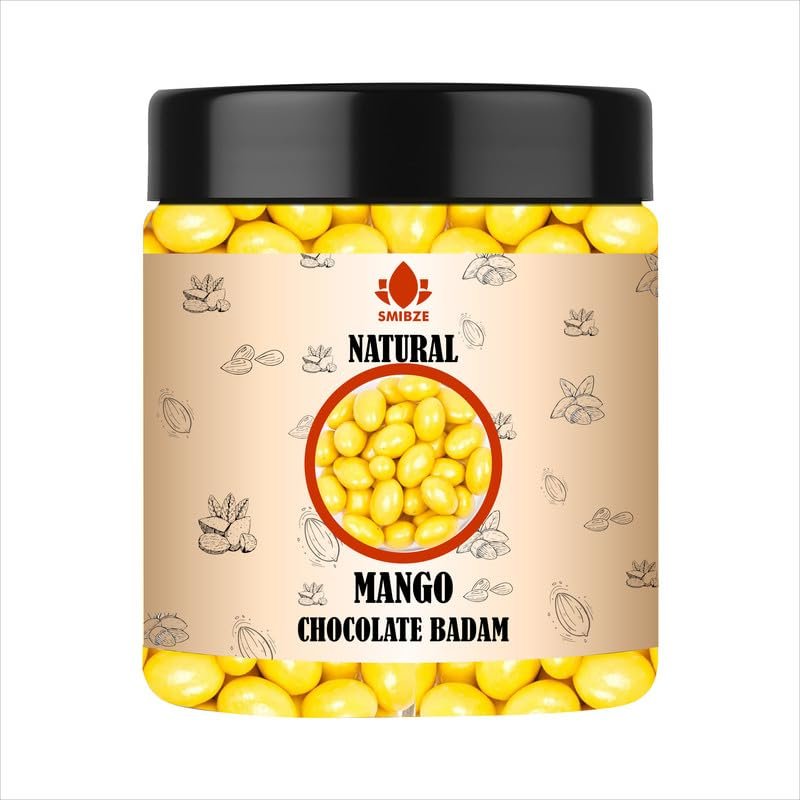 SMIBZE Natural Mango Chocolate Badam 5 OZ / 142 Gram