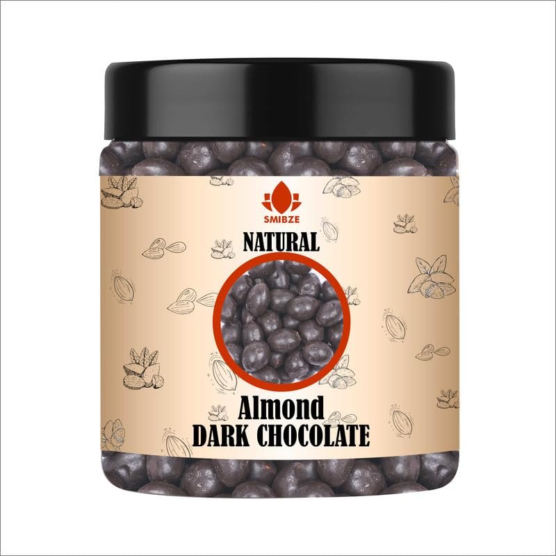 SMIBZE Natural Almond Dark Chocolate 3 OZ / 85 Gram