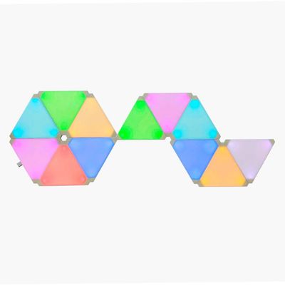 Bright Autism Tap-Tap Interactive Touch Sensory Lights for Creative Play, Calming & Emotional Regulation - Colorful Triangular Tiles for Kids' Development. Transform Your Kids Sensory Room. (10pcs)