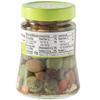 FRATELLI D'AMICO Italian Olives Mix, Pitted with garlic and red and yellow peppers, Gourmet Mediterranean Mixed Olive Trio in Oil, 9.9 oz / 280g, Product of Italy view 2