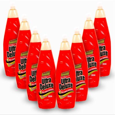 La's Totally Awesome Dish Soap Liquid  Citrus Scent (30 fl oz, Pack of 8)  Grease-Fighting Dishwashing Liquid from Awesome Cleaner Brand