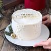 10Pcs Mirror Gold Merry Christmas Cake Toppers - Acrylic Cake Topper Decorations for Christmas Party view 4