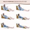 Yojoker 4PCS Orthopedic Bed Wedge Pillow Set for Sleeping, Post Surgery Foam Pillow for Body, Back and Leg Pain Relief, Triangle Adjustable Support Pillow - Acid Reflux Sleeping Pillows Brown view 2