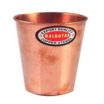 handmade pure Copper glass cup for water india