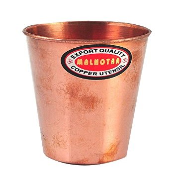 handmade pure Copper glass cup for water india