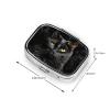 Pill Case Rectangle Pill Box with 3 Compartment Pill Organize Black Cat Pillbox Small Pill Organizer Waterproof Small Pill Case for Travel Pill Containers for Medication Planner view 2