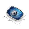 Pill Case Rectangle Pill Box with 3 Compartment Pill Organize Soccer Ball Water Pillbox Small Pill Organizer Waterproof Small Pill Case for Travel Pill Containers for Medication Planner view 2