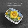 Pill Case Rectangle Pill Box with 3 Compartment Pill Organize Golden Yellow Sunflower Pillbox Small Pill Organizer Waterproof Small Pill Case for Travel Pill Containers for Medication Planner view 3