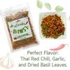 6 x 30g Pad-Kapao Dried Spices Mixed (Holy Basil, Chili, and Garlic) For Krapow Stir Fry, Thai Food Easy to Cook, Thailand holy basil pad kaprao seasoning (6) view 4